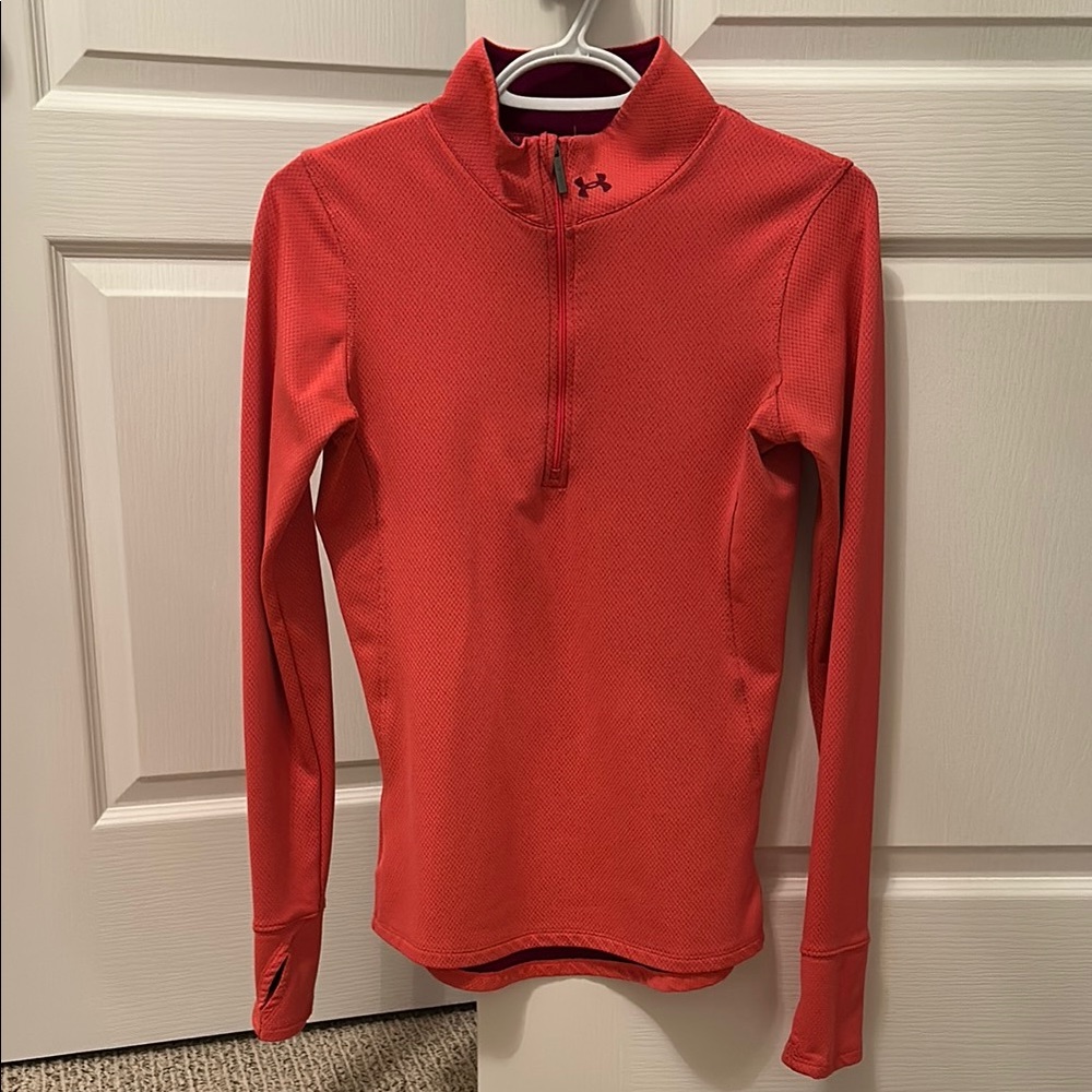 Under Armour Pink Quarter-Zip Pullover